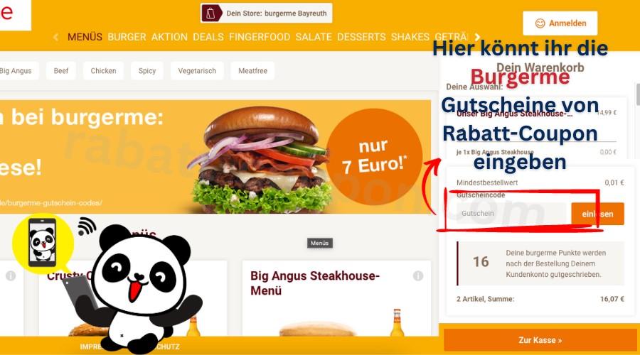 Burgerme Gutschein